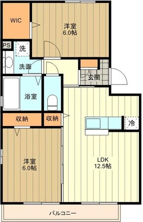 エスペランサの物件間取画像